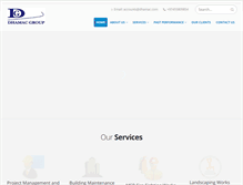 Tablet Screenshot of dhamac.com
